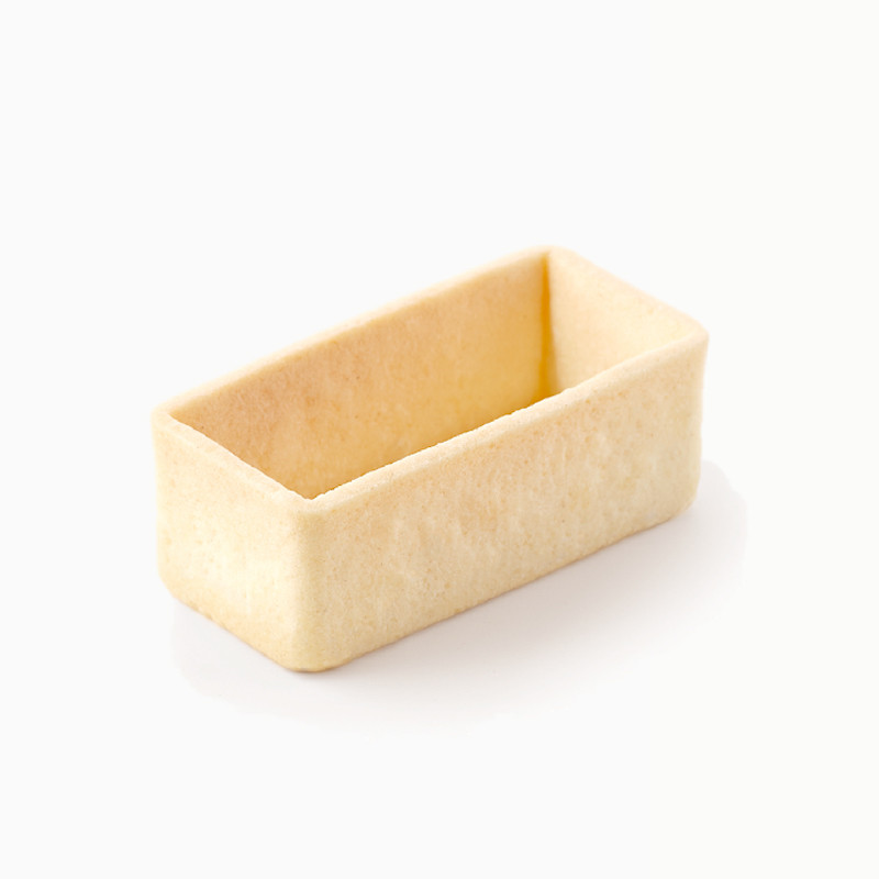 MINI TARTALETA RECTANGULAR NEUTRA 55mm (DIS410) 1/144u.